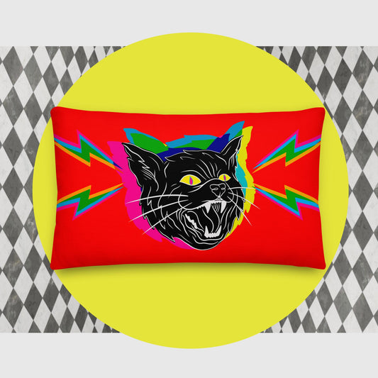 Hissy fit throw pillow